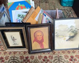 Framed Art Lot