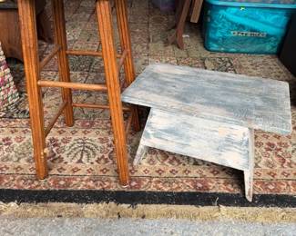 Two Wooden Stools