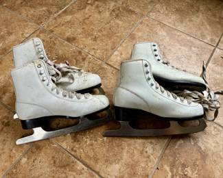 (2 Pairs) Vintage Ice Skates - Size 8 2/3 and Size 9