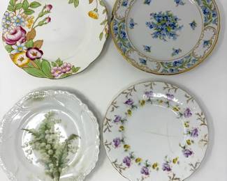 (4) Mixed 7” China Plates