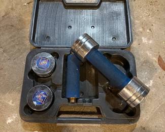 Weight Lifting Set With Case