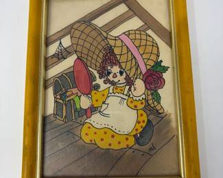 Raggedy Ann Watercolor