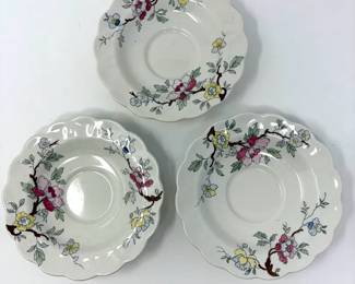 (3) Cute Booths Saucers