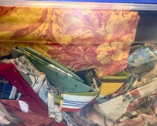 Bin of Miscellaneous Fabric