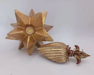 (2) Assorted Decorative Items