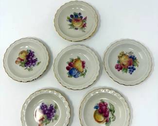 (6) 4.5” Winterling Fruit Saucers