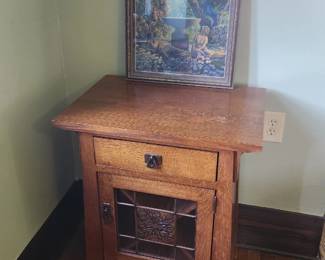 table & artwork