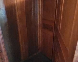 inside armoire