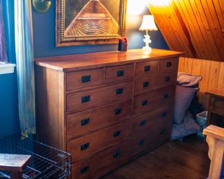 stickley style dresser