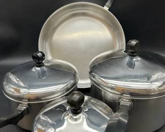 Faberware Frying Pan And 3 Saucepans