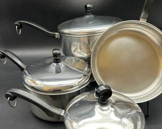Faberware Small Frying Pan And 3 Saucepans
