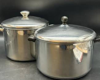 8 Quart Faberware Stockpots Lot Of Two