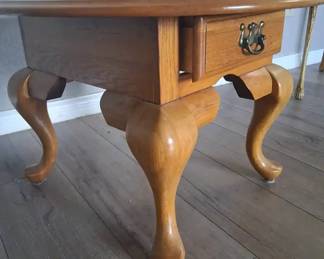 wooden end table