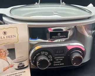 Paula Dean 6 Quart Multi Cooking System Slow Cooker