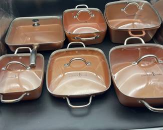 Copper Chef Set Of 6 Cookware