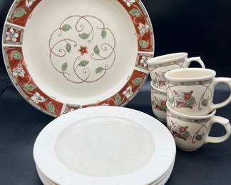 Pfaltzgraff Serving Platter 4 Cups, 4 Plates