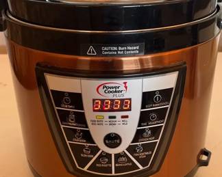 Tristar 8Quart Power Cooker Plus in a copper finish