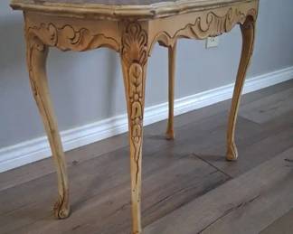 Vintage wooden end table