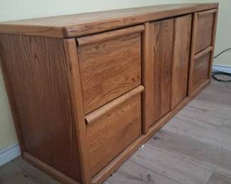 Chest with drawers and cabinet