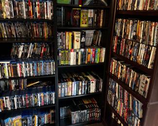 Over 1000 DVDs/BlueRays