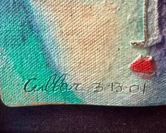 Original Painting on Canvas signed Warren Cullar