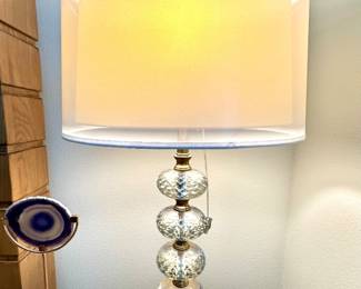 Pair of John-Richard Crystal Bead Lamps