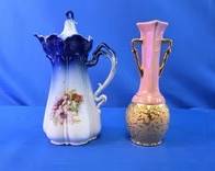 Vintage Japanese Porcelain Chocolate Pot & More