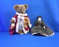Sasha & Nicholas Bear & Antique China Head Doll