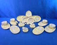 Union T Czecho-Slovakia Lusterware Tea Set