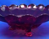Ruby Red Glass Bowl