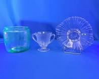 (3) Vintage Glassware Assortment
