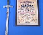 Masonic Lord's Prayer Print & Knights Templar Sword (LPO)