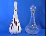 Bohemian Glass Decanter & Genie Bottle Decanter