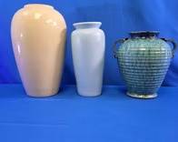(3) Ceramic Vases (LPO)