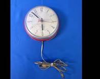 Vintage Westclox Spice Electric Wall Clock