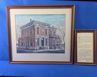 Framed C.G. Morehead Old Southern Bank Prints