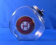Hershey's Chocolate Glass Candy Jar