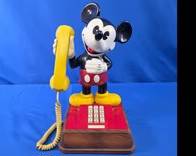 Vintage ATC Mickey Mouse Push-Button Telephone