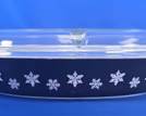 Pyrex Black Snowflake Casserole Dish
