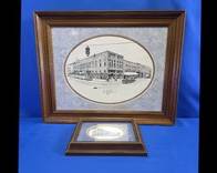 (2) Framed Don Northcutt Limited Edition Downtown Tullahoma Prints
