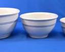 3-Piece Set of Gibson Blue Banded Nesting Bowls (LPO)