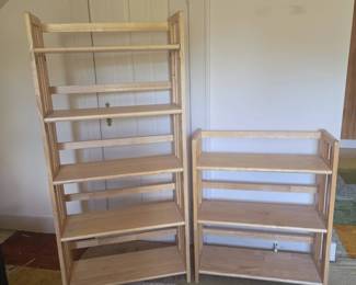 Set Of Folding Bookcases