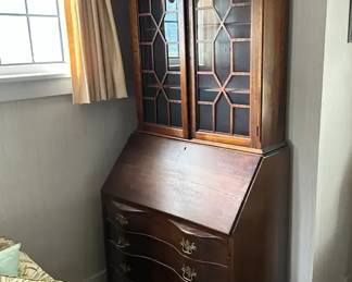 Vintage Clawfoot Secretary Desk