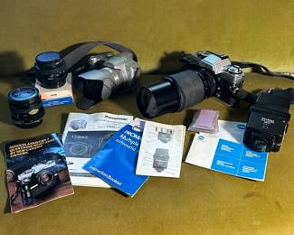 Minolta XGM Panasonic DMCF27 With Leica Lens More Accessories