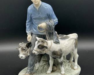Royal Copenhagen “Boy with Calves”