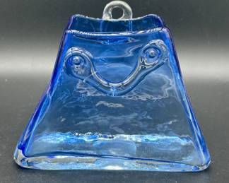 Blown glass wall pocket