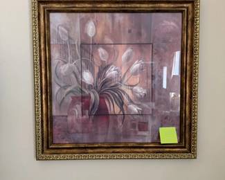 Framed Floral Print by Richard Lane
