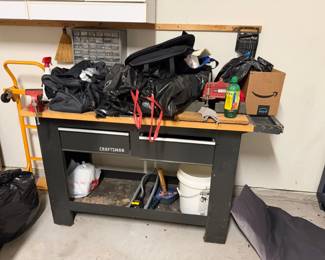 Craftsman Drawer Workbench with Vise