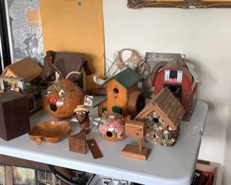 Barn birdhouse, gourd birdhouses