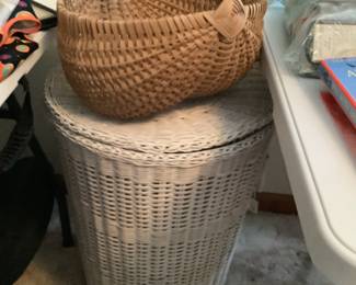 Pier 1 laundry hamper, large basket